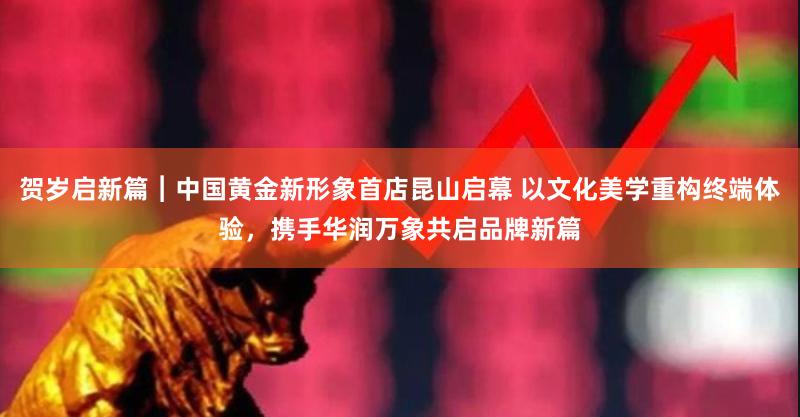 贺岁启新篇︱中国黄金新形象首店昆山启幕 以文化美学重构终端体验，携手华润万象共启品牌新篇