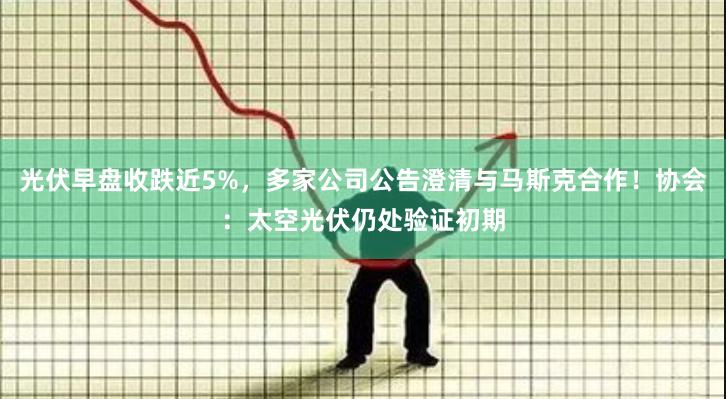 光伏早盘收跌近5%，多家公司公告澄清与马斯克合作！协会：太空光伏仍处验证初期