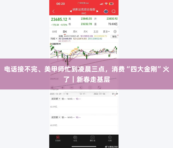 电话接不完、美甲师忙到凌晨三点，消费“四大金刚”火了｜新春走基层